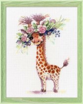 Borduurpakket Golden Fleece - Little Giraffe - Kleine giraf - VK073
