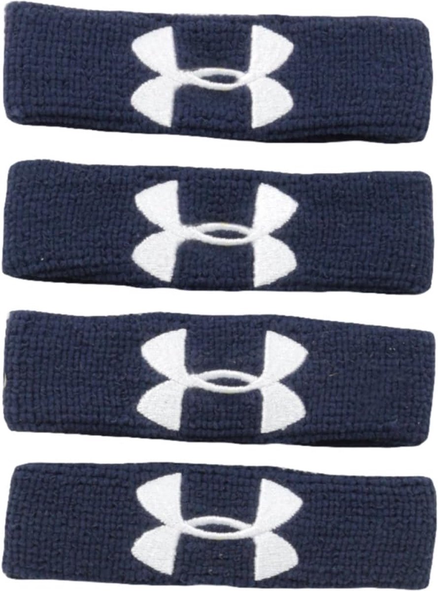 Under Armour 1-inch Performance Wristbands Voor Pols Of Biceps (4 stuks) - Donkerblauw