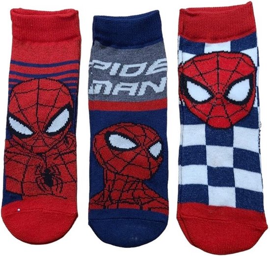 Spider-Man - Casual jongens sokken 3 paar - Maat 23-26
