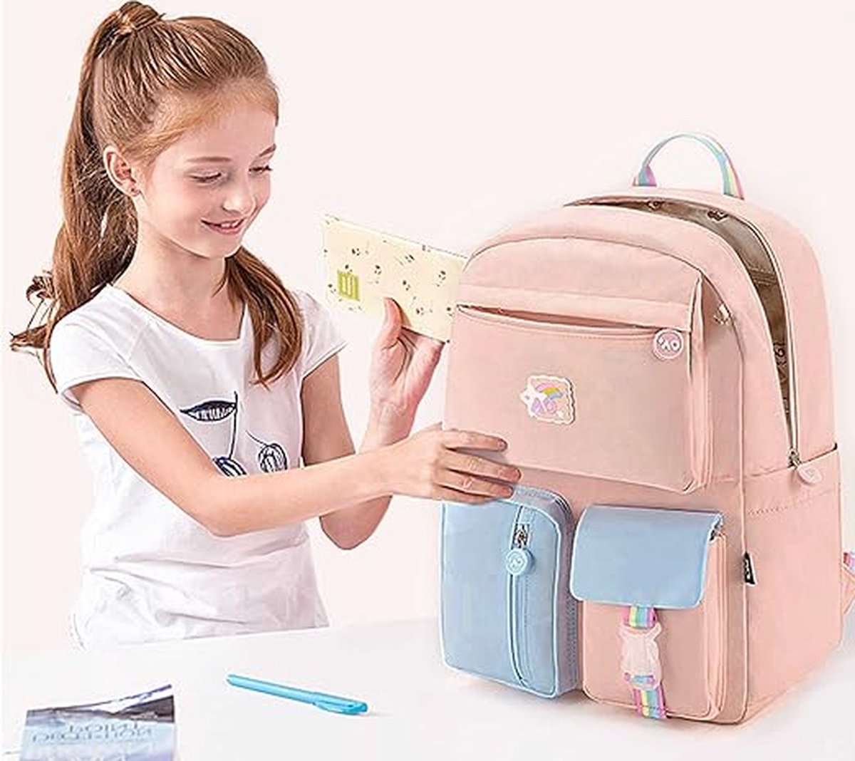 Sprunki Kids Rugzak 3-delige set een 17 boekentas, een tas en een Sprunki Kids Rugzak 3-delige set een 17 boekentas, een tas en een