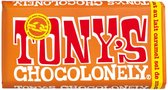 Tony's Chocolonely Melkchocoladereep met karamel en zeezout, FT 3x 180g