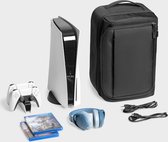 Equivera Premium Geschikt voor PS5 Tas - Lichtgewicht - Water Resistent - Zwart - Geschikt voor PS5 Case - Geschikt voor PS5 Draagbare Tas - Reistas