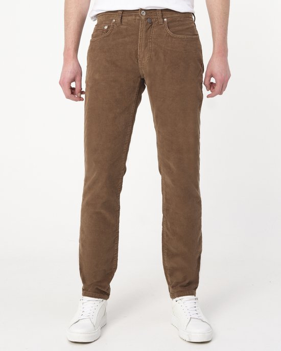 Pantalon Homme Pierre Cardin Taille 46 - Marron à Rayures - Coupe Regular - Occasion Parfait état