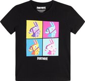 Fortnite T-shirt met korte mouw - zwart - Maat 164