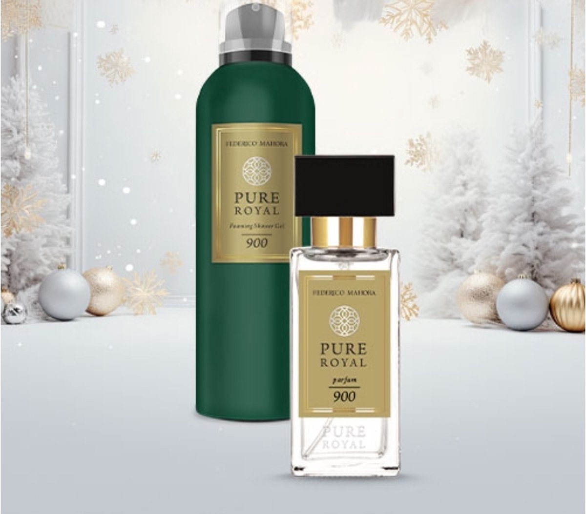 Goedkoopste FM shower gel 200 ml pure royal parfum 50 ml