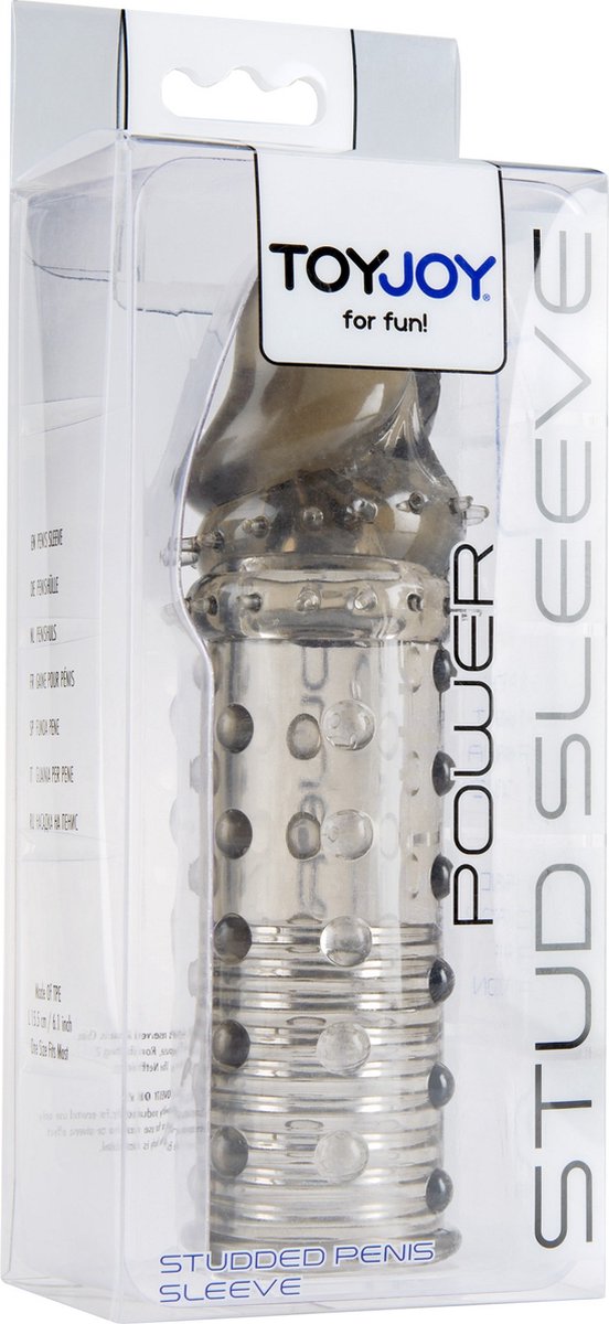 Goedkoopste TOYJOY - Power Stud Sleeve - Sleeves Penis Grijs