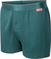 Undiemeister - Losse boxershort - Boxershort heren - Ondergoed - Onderbroek mannen - Gemaakt van Mellowood - Losse Boxershort - Misty Forest (groen) - 1 Stuk - 3XL