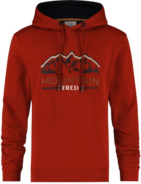 A Fish Named Fred Hoodie rood