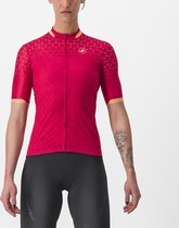 Castelli Maillot de Cyclisme Manches Courtes Femme Rouge - CASTELLI PEZZI JERSEY PERSIAN RED - XL