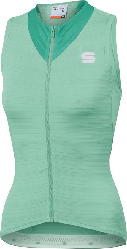 Sportful Fietsshirt Mouwloos voor Dames Groen - SF Kelly W Sleeveless Jersey-Acqua Green - XL
