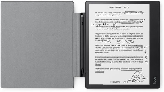 Kobo Elipsa 2E Hoes voor eReader- SleepCover - Zwart - Slaapfunctie van Kobo — afbeelding 2
