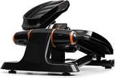 Mini stepper fitness - Stepper fitnessapparaat - Swing stepper - Zwart/Oranje