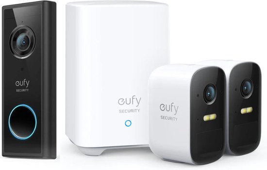 Foto: Eufy video deurbel eufycam 2c set bundel