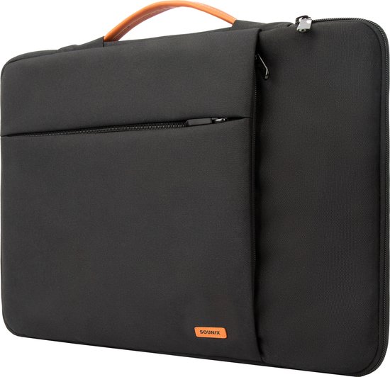 Sounix laptophoes - 15/15. 6 inch - laptop tas - laptop hoes - laptop sleeve - zwart