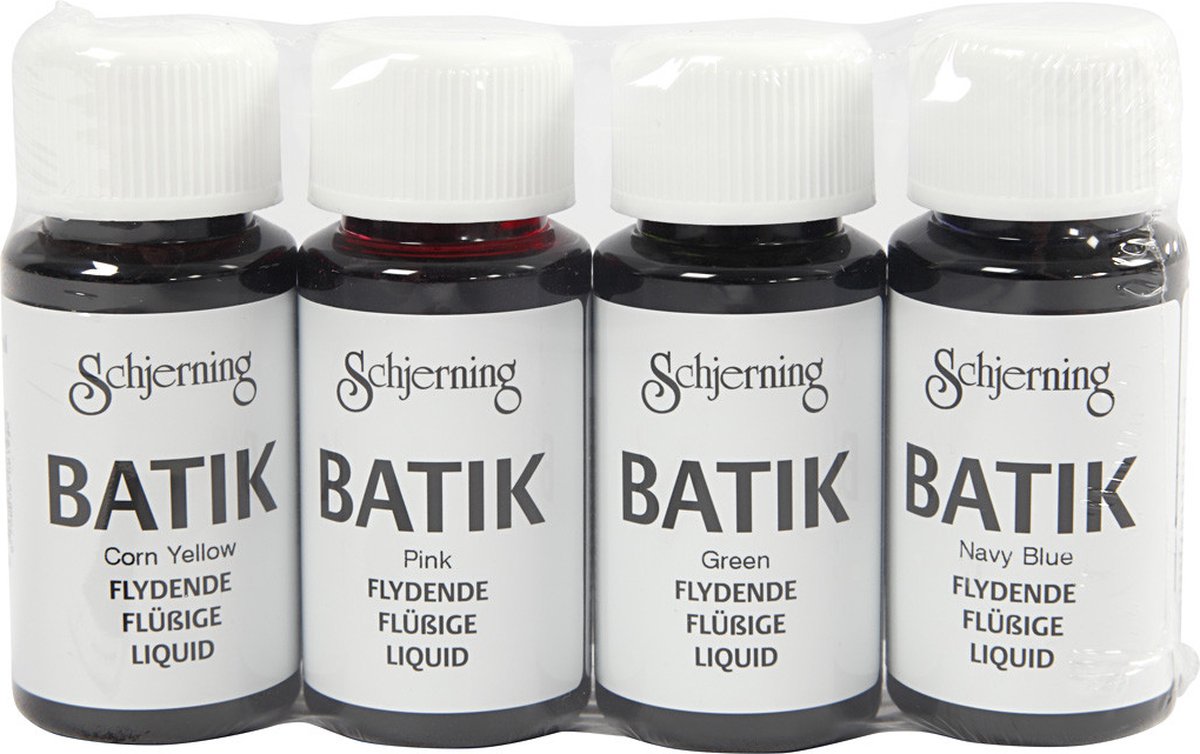Schjerning Batikverf Set 4x50 ml