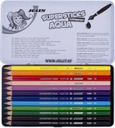 Crayons aquarelle Jolly Supersticks Aqua 12 pièces