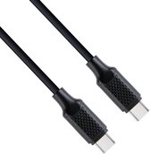 USB-C Kabels Oplaadkabel (60W) USB C naar USB C Kabel - USB C Kabel Data - USB C naar USB C Kabel - 1,5 meter - Zwart