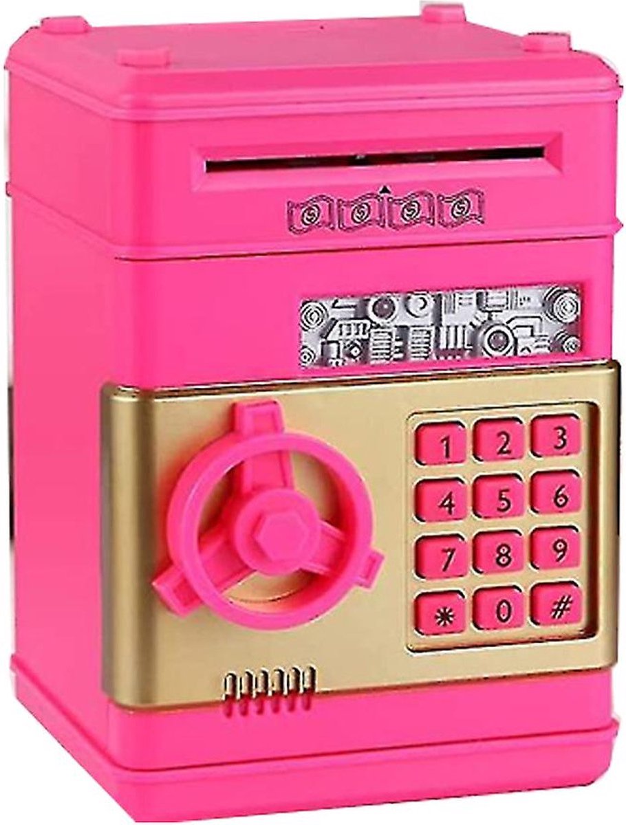 Coffre-fort avec code PIN - Silver - Money box enfant - pièces de