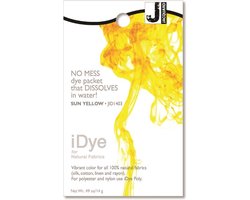 Jacquard textielverf iDye Natural 14 gr zonnegeel voor katoen en zijde.