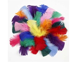 Veren, 7-8 cm, Diverse Kleuren, 50 gr, 1 Doos