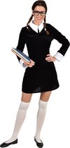 Magic By Freddy's - Leraar & Professor & Scholier & Student Kostuum - Schoolmeisje Britney Heeft Het Weer Gedaan - Vrouw - Zwart - Extra Small / Small - Halloween - Verkleedkleding