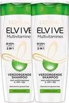 Elvive Multivitaminen 2-in-1 Shampoo 250 ml, 2 stuks