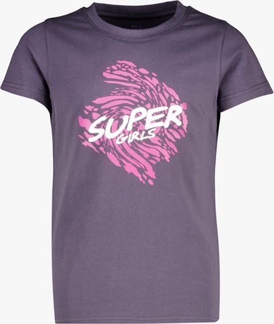 Osaga meisjes sport T shirt grijs paars Maat 128 134 bol