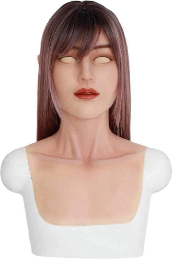 Foto: Siliconen masker vrouwenmasker masker gezichtsmasker cosplay transgender travestie gezicht crossdresser