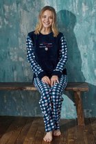 Arcan | Dames Fleece Pyjama Set | Lange Mouwen | 11115-40N | M