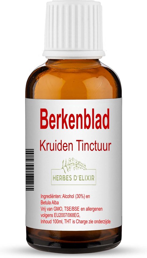 Berkenblad tinctuur - 100 ml - Herbes D'elixir