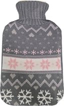 Warmwaterkruik – Kruik - Warmwaterkruik Met Hoesje – 2l – Jacquard