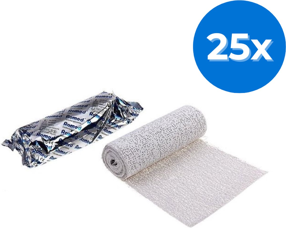 Goedkoopste Romed gipsverband 10cm x 3m - 25 stuks 10cm x 3m - 25 stuks Romed