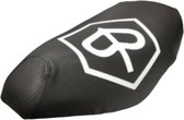 Piaggio zip zadelhoes - zadelhoes scooter - Robuust deluxe - zwart met witte details - Comfort Series