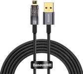 Câble USB vers Lightning Baseus 2 m, 2,4 A (noir) CATS000501