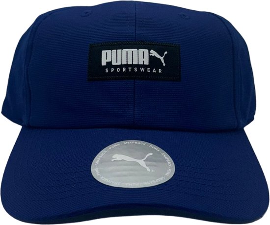Puma - Style cap - Pet - Volwassenen - Blauw - Maat - One Size