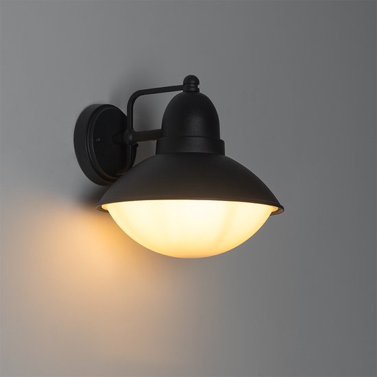 QAZQA sfera - Lampe sur pied extérieur - 3 lumière - L 58.5 cm - Noir