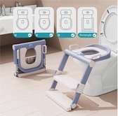 Réducteurs de toilettes Fuegobird - Réducteurs de toilettes avec marches - Pliable - Violet/Rose