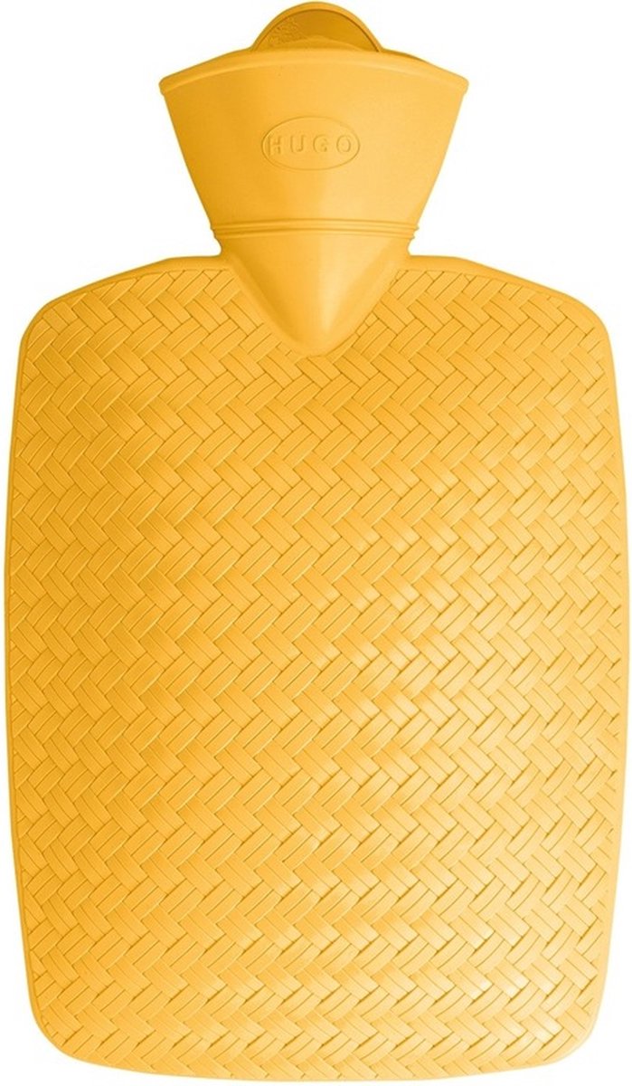 Goedkoopste Warmwater kruik zonder hoes - geel - rubber - 1800 ml - kinderen/volwassenen - Cadeau