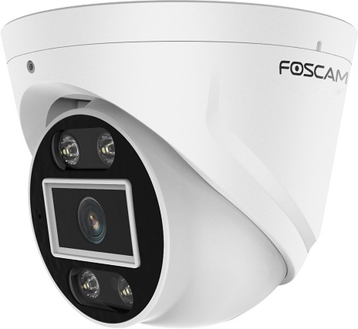 Foscam T8EP Beveiligingscamera UHD PoE IP camera Geluid en lichtalarm Wit