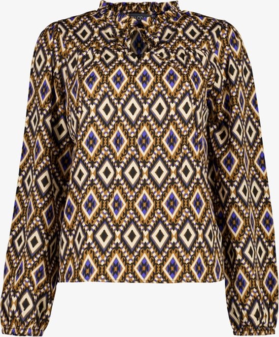 TwoDay dames blouse aztec print - Beige - Maat S