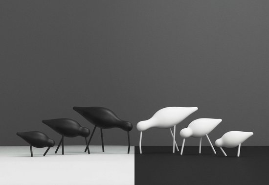 Normann Copenhagen Shorebird M - Kunst - zwart