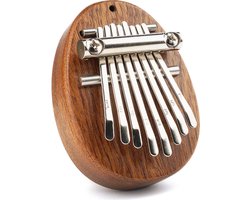 foto van Kalimba mini – 8 toons - mahonie hout - ovaal