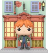 Funko Pop! Deluxe: Harry Potter Diagon Alley - Magasin de fournitures de Quidditch avec Ron