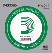 D'Addario NW044 nikkel omwonden enkele snaar - Enkele snaar voor gitaar