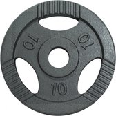 Gorilla Sports Gewicht - Halterschijf - 10 kg - Gripper Gietijzer - 50/51 mm