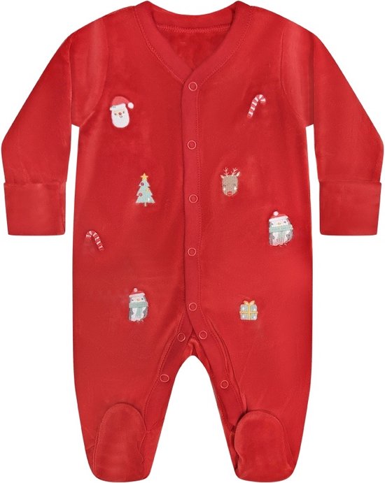 Kerstpakje Rood Icoontjes - Baby's