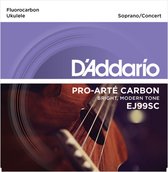 D'Addario Ukulele Strings EJ99SC Sopran Carbon - Snaren