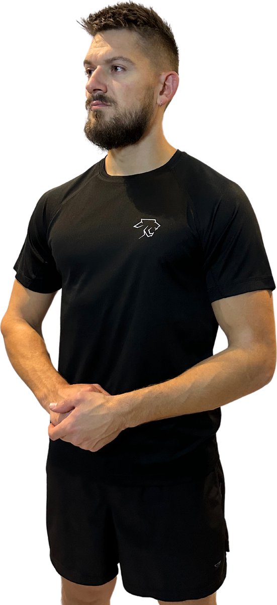 Performance Wear - Sport T-Shirt - 100% Polyester - Zwart