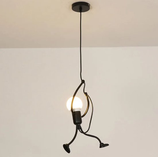 Industriële lamp - Klimmen - Artistiek - Verstelbaar in hoogte - Decoratief - Creatief