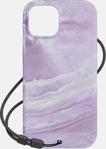 BodyGuardz Carve Marble Magsafe - geschikt voor iPhone 15 - Purple/White